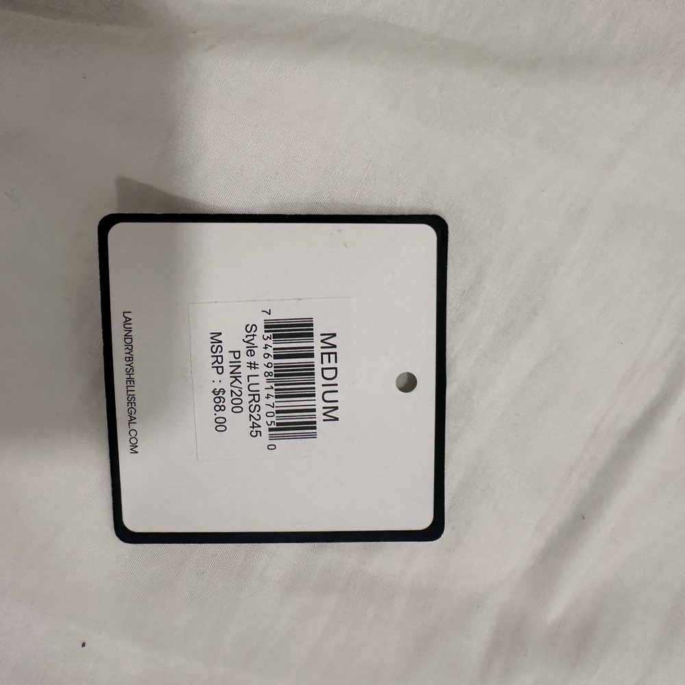 LAUNDRY NWT pink romper M - Picture 9 of 10
